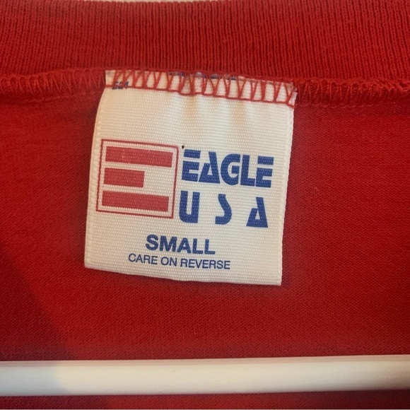 Vintage Sleeveless Sandy Plains Fastpitch V-Neck Softball Tee Size Small - Picture 9 of 9